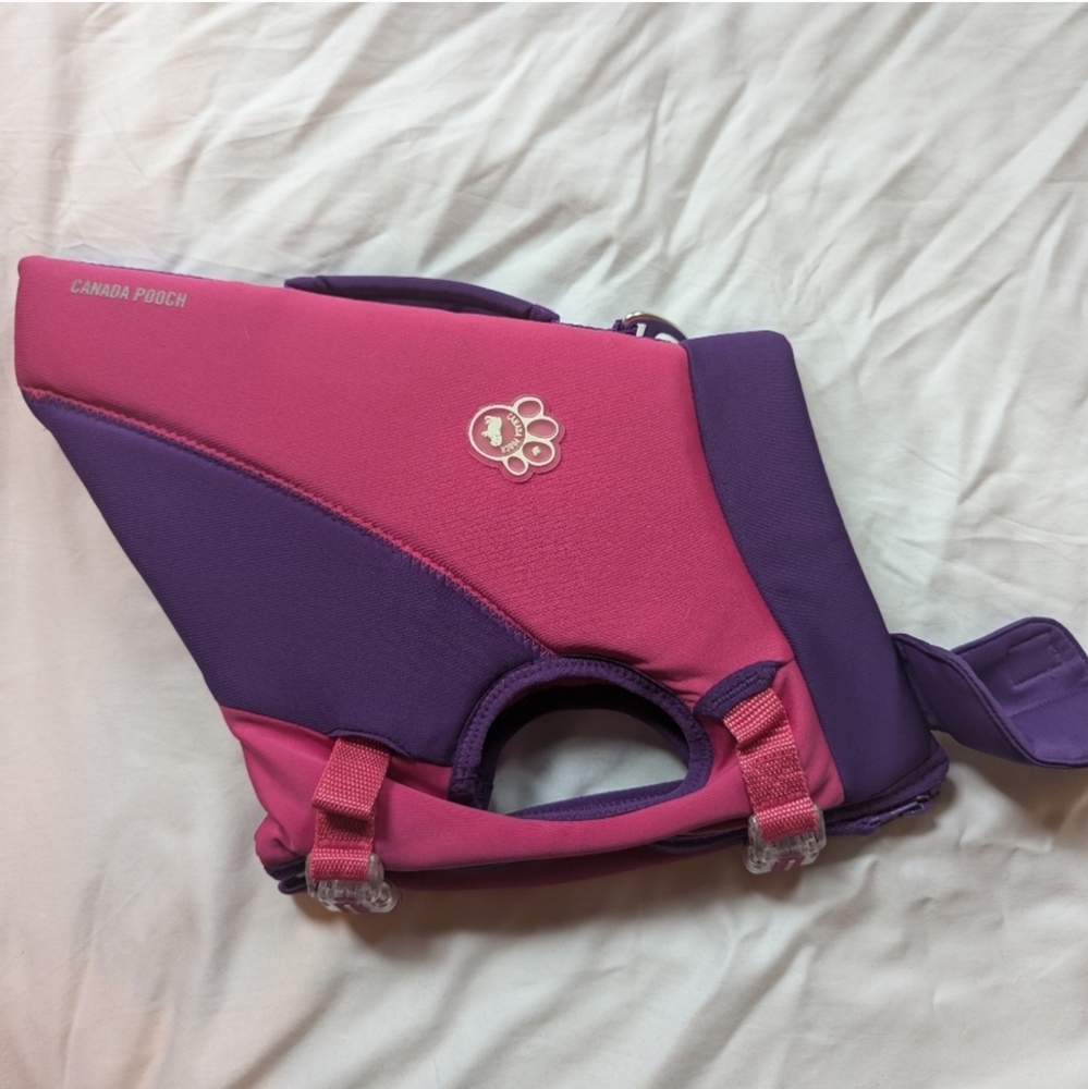Canada Pooch Pink and Purple Dog Life Jacket